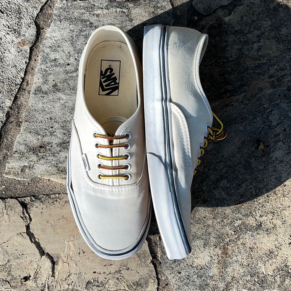 Vans Authentic Off White Shoes "Off the Wall"